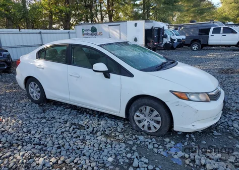 2012 Honda Civic Lx из США, поврежденный, VIN 2HGFB2F57CH331694